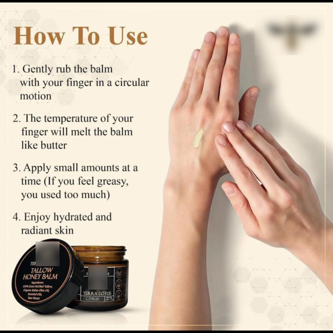 Tallow & Raw Honey Balm