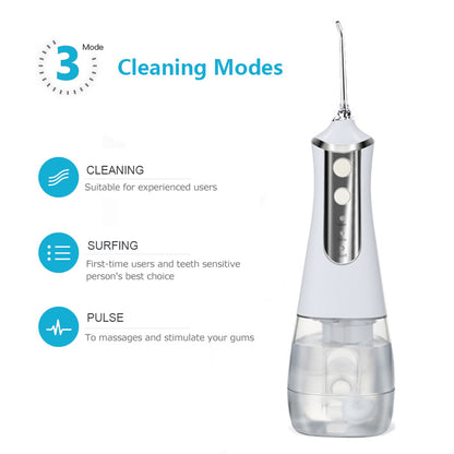 Rechargeable Water Flosser and Oral Irrigator Kit