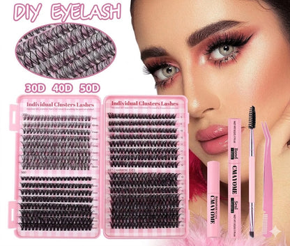 Ultimate 640-Piece DIY Lash Extension Kit (30D/40D/50D Mix)