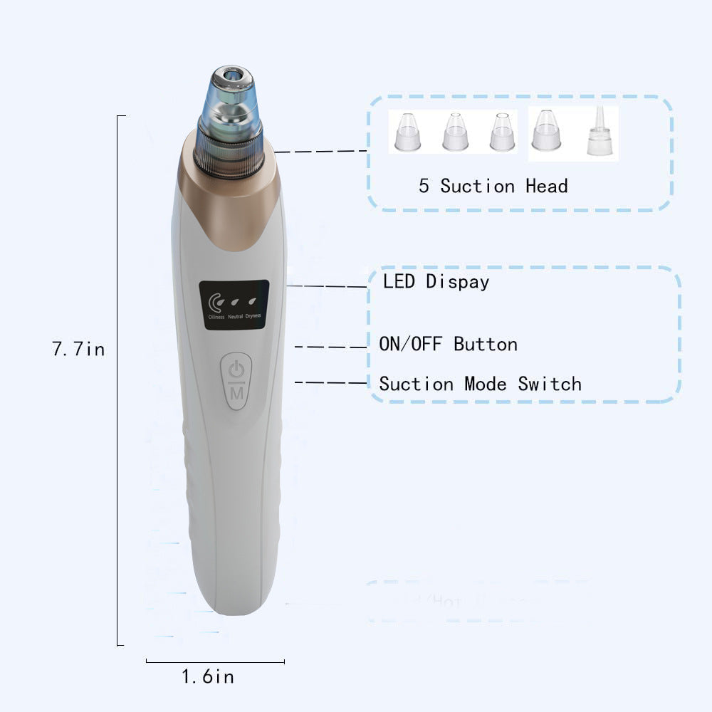 Electric Blackhead Remover with LCD Display
