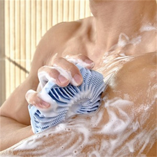 Silicone Body Scrubber & Exfoliating Massage Brush