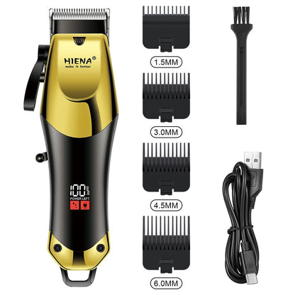 Gold Hair Clipper and Trimmer Barber Set