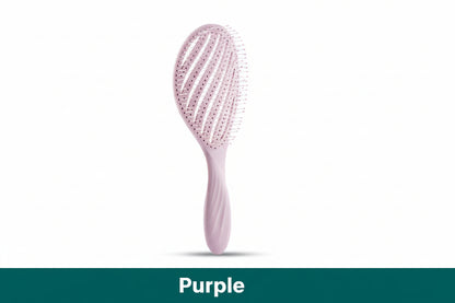 Curved Vented Detangling Hair Brush for Wet and Dry Hair