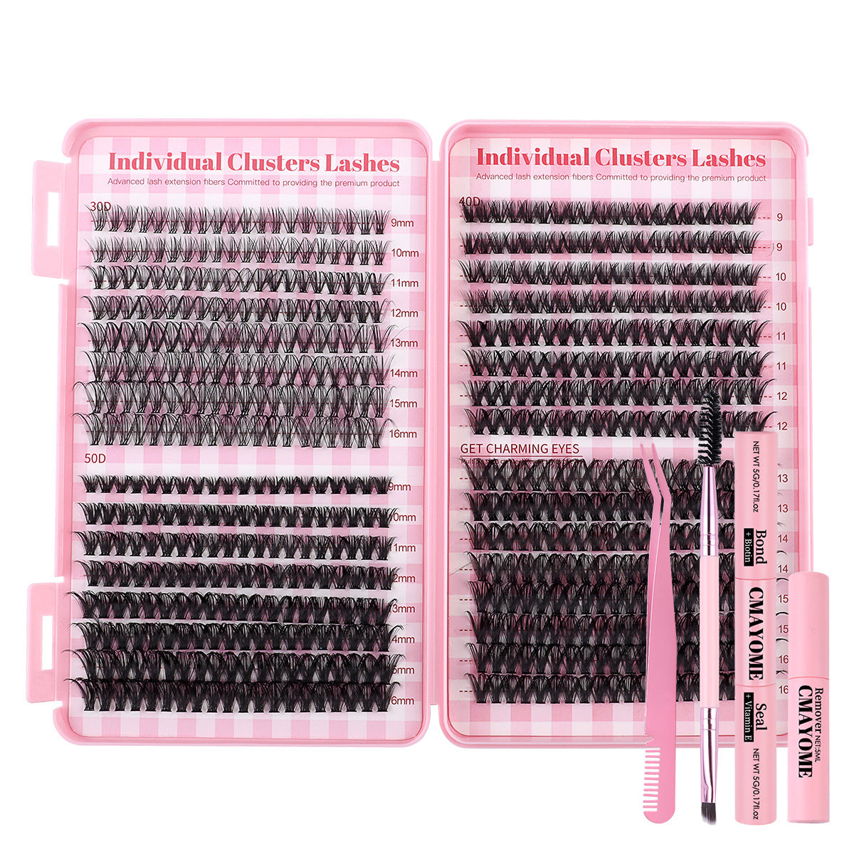 Ultimate 640-Piece DIY Lash Extension Kit (30D/40D/50D Mix)