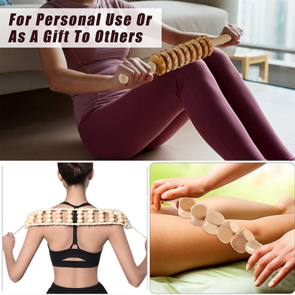 Natural Wooden Body Massage Set