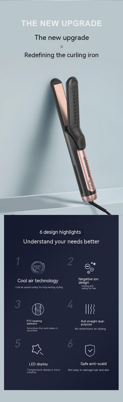 Cold Airflow Styler & Flat Iron with Negative Ions