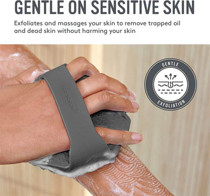 Silicone Body Scrubber & Exfoliating Massage Brush