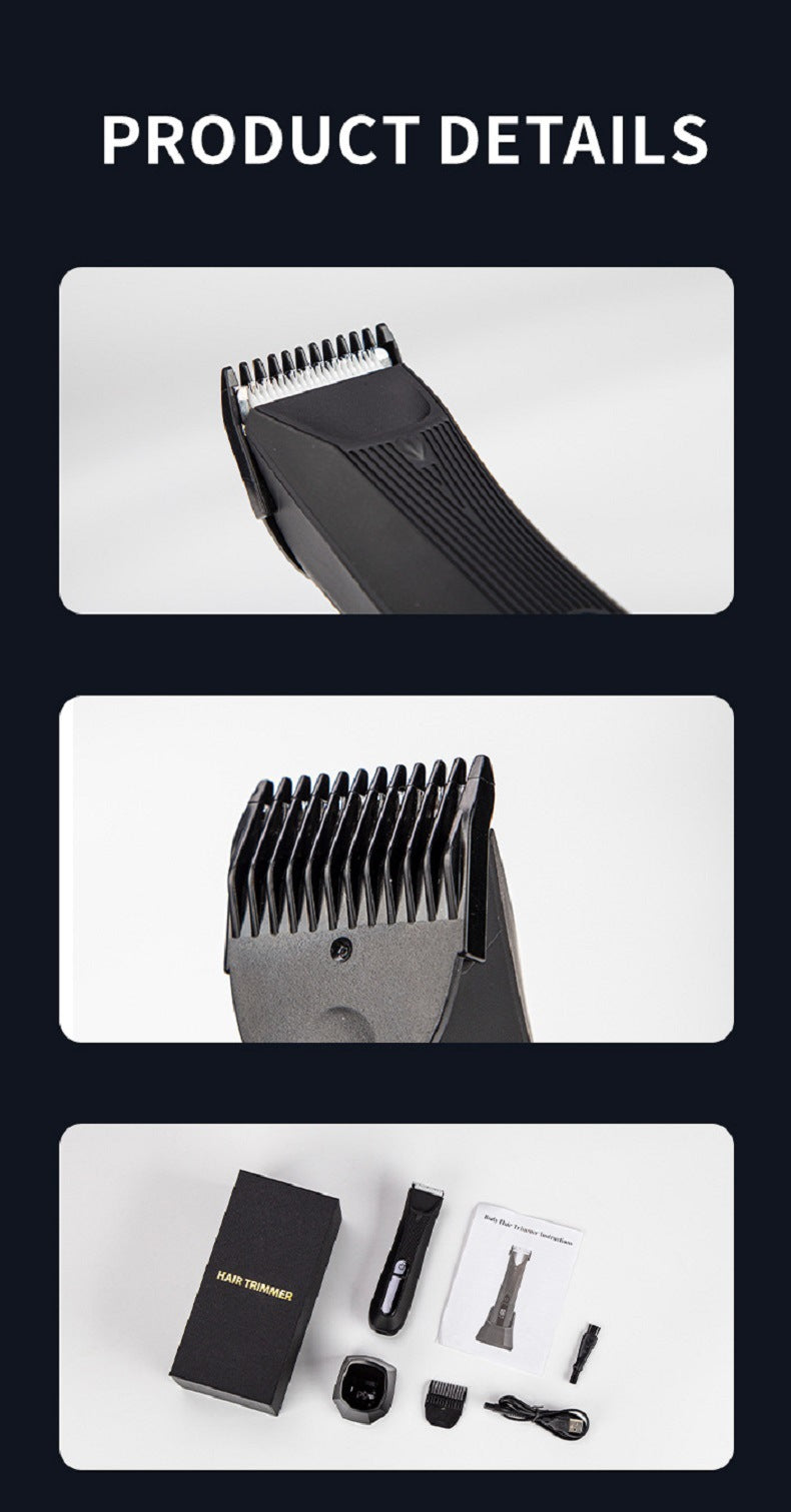 Waterproof Electric Body Groomer with LED Light