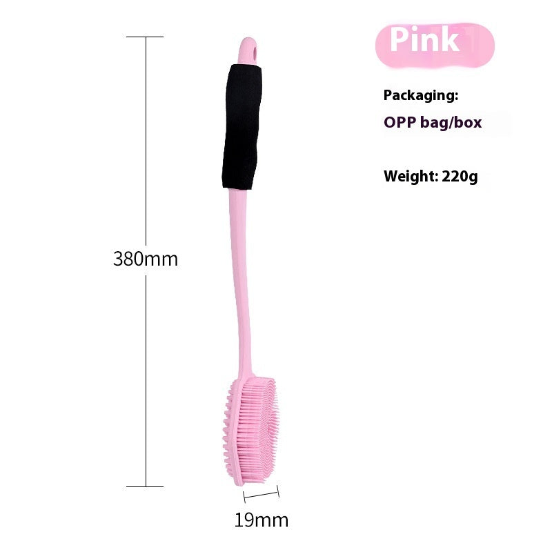 Long Handle Silicone Back Scrubber and Body Brush