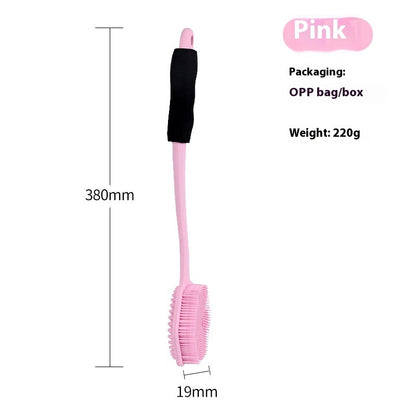 Long Handle Silicone Back Scrubber and Body Brush