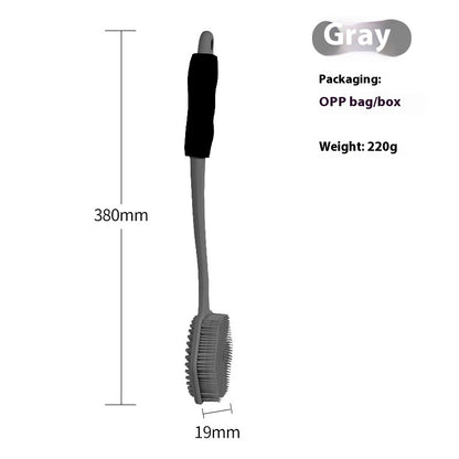 Long Handle Silicone Back Scrubber and Body Brush