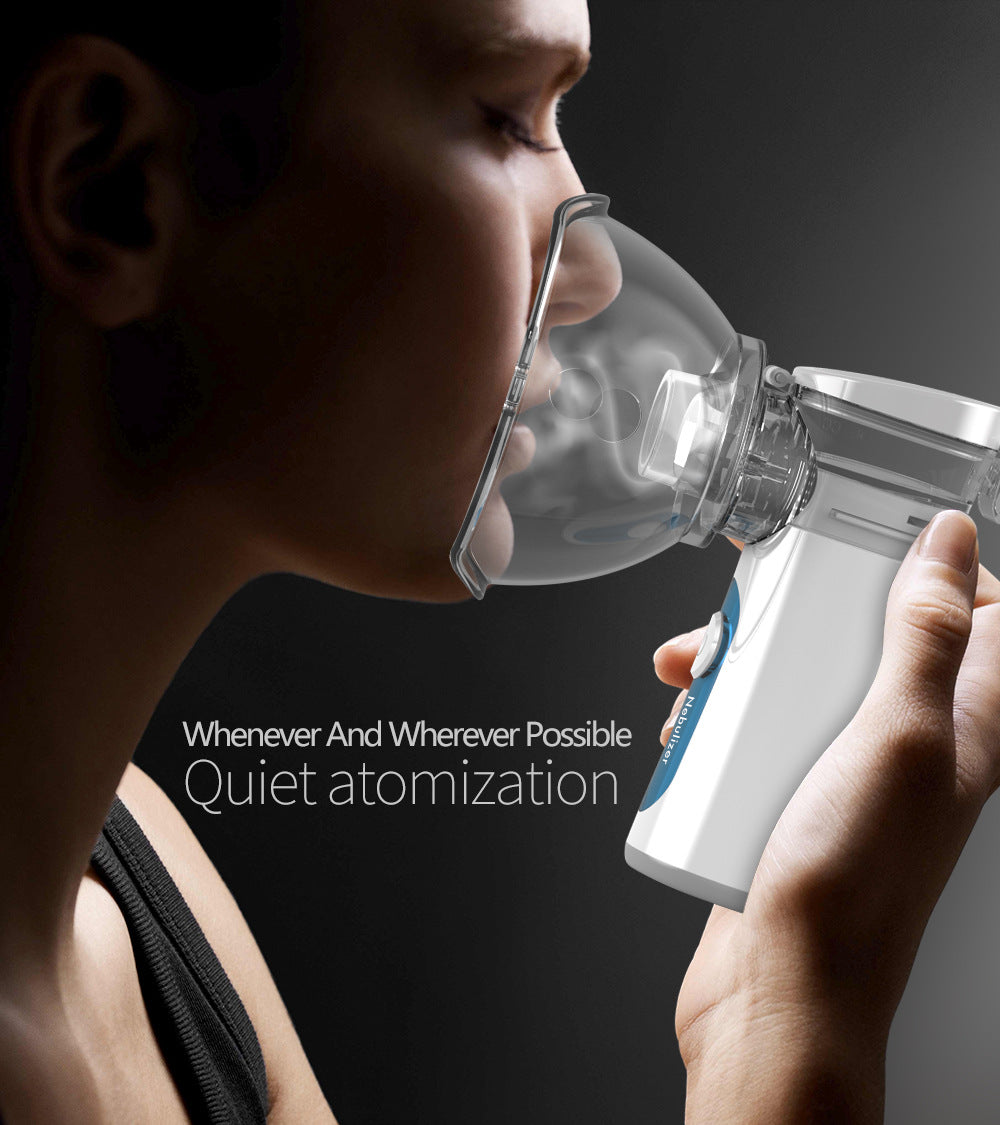 Portable Ultrasonic Mesh Nebulizer – Silent Handheld Mist Inhaler