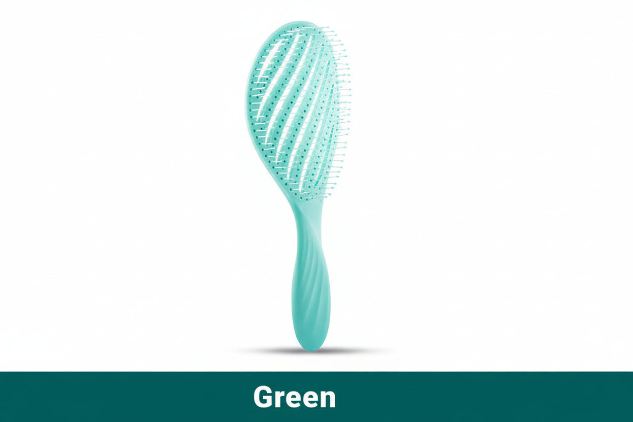 Curved Vented Detangling Hair Brush for Wet and Dry Hair