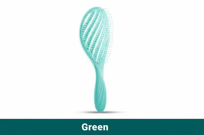 Curved Vented Detangling Hair Brush for Wet and Dry Hair