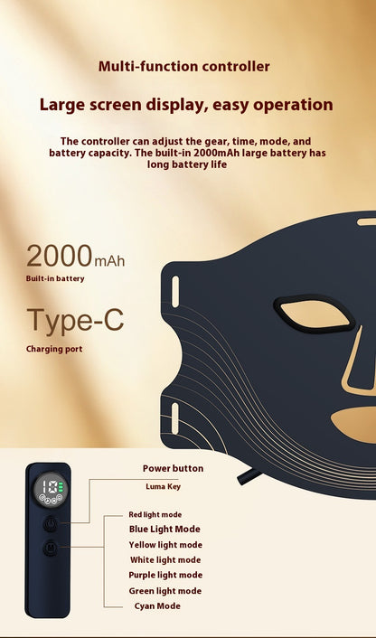 7-Color LED Light Therapy Mask