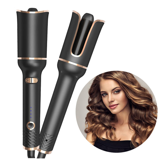 Automatic Rotating Ceramic Hair Curler with Negative Ion Technology