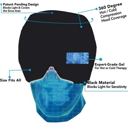 Soothing Hot and Cold Head Wrap for Relaxation