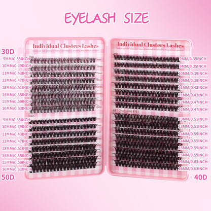 Ultimate 640-Piece DIY Lash Extension Kit (30D/40D/50D Mix)