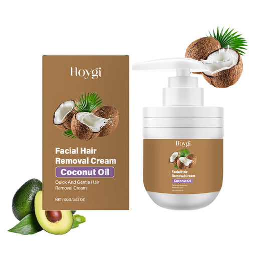 Coconut Oil Gentle Facial Hair Removal Cream