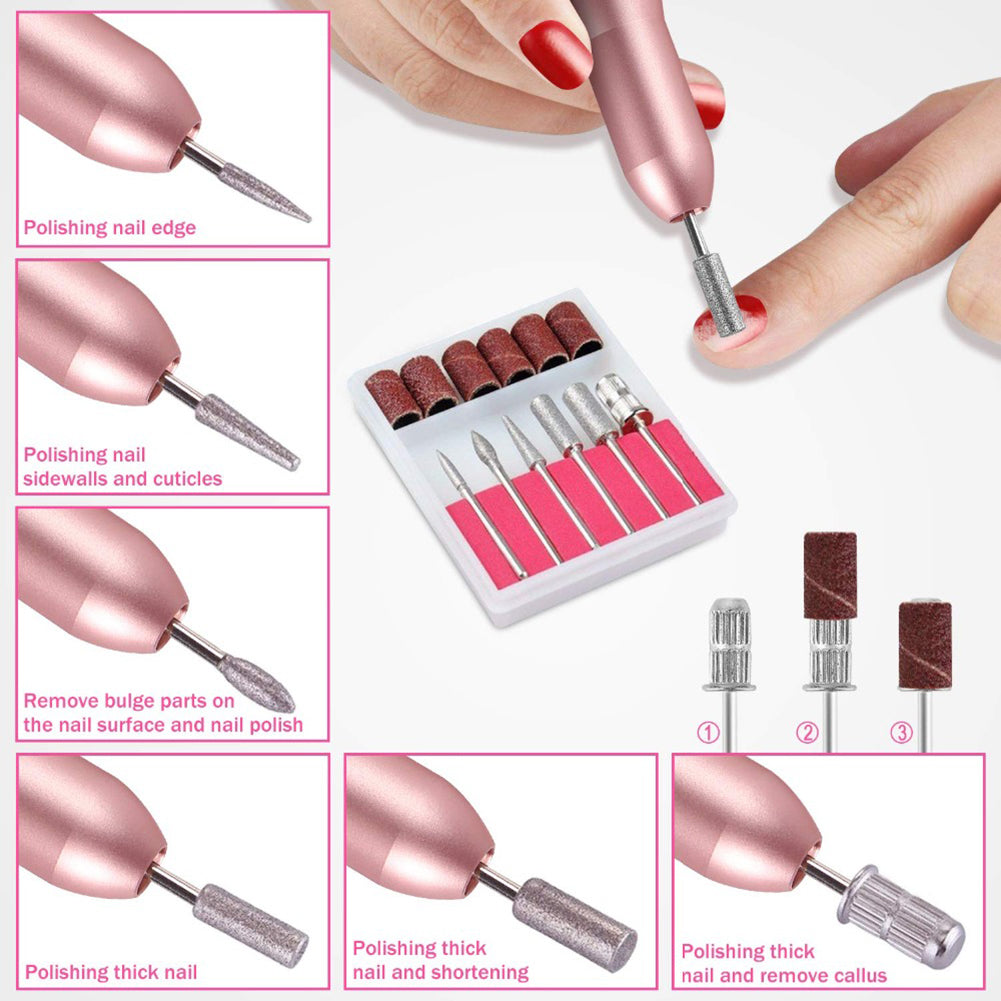 Portable Electric Nail Drill Kit