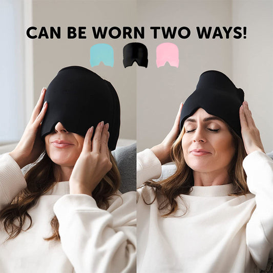 Soothing Hot and Cold Migraine Relief Cap