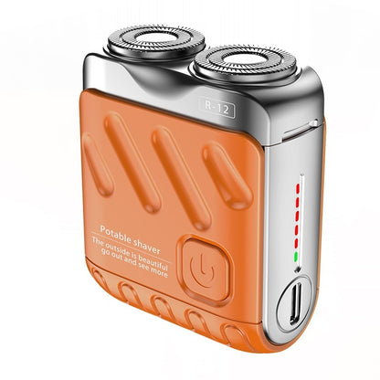 Portable Mini Electric Shaver with Magnetic Head