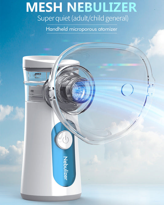 Portable Ultrasonic Mesh Nebulizer – Silent Handheld Mist Inhaler