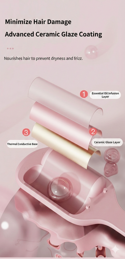 40mm Mermaid Wave 'Egg Roll' Hair Curler
