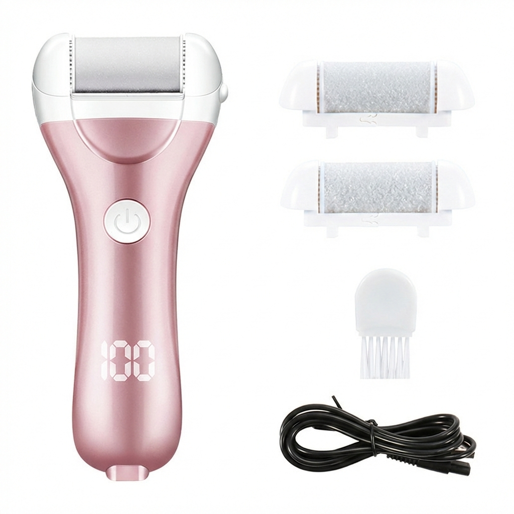 Rechargeable Electric Foot Callus Remover with Smart LED Display