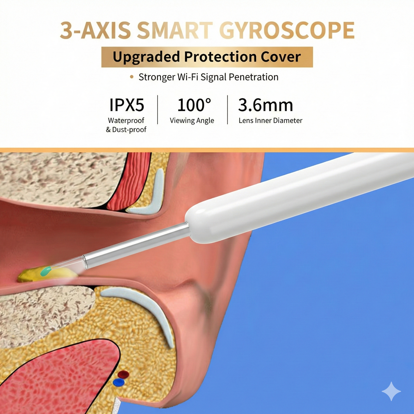 Smart Visual Ear Cleaner with HD Camera & App View