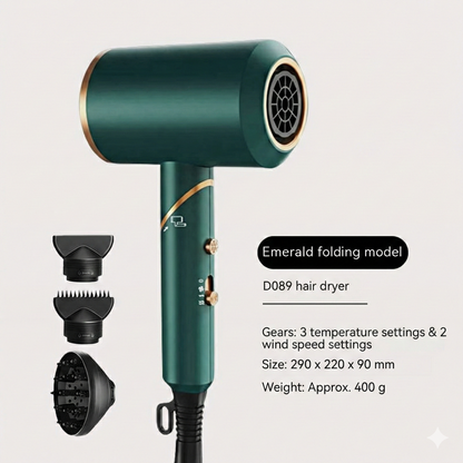 2000W Folding Ionic Hair Dryer