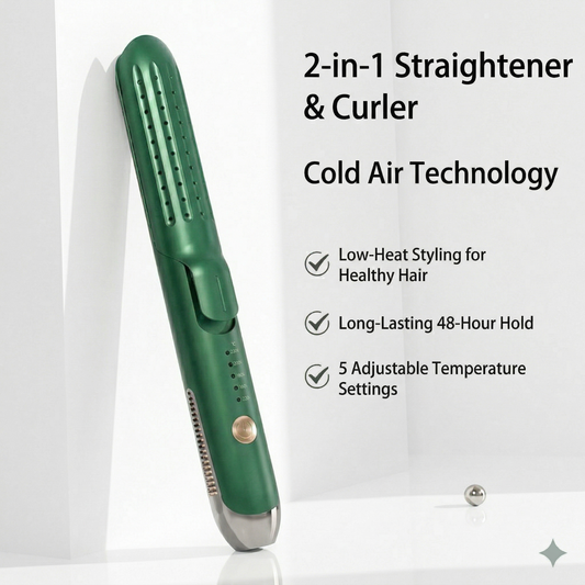 2-in-1 Airflow Styler: Straighten & Curl