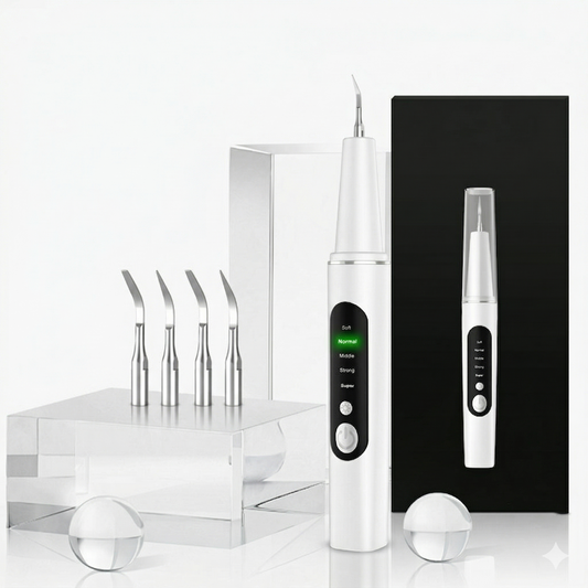 Ultrasonic Tooth Cleaner & Plaque Remover Kit