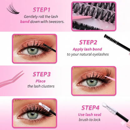 Ultimate 640-Piece DIY Lash Extension Kit (30D/40D/50D Mix)