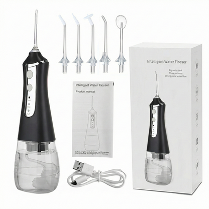 Rechargeable Water Flosser and Oral Irrigator Kit