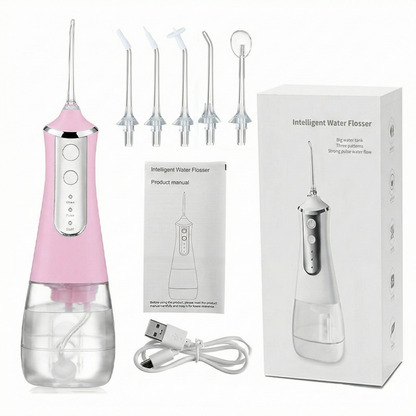 Rechargeable Water Flosser and Oral Irrigator Kit