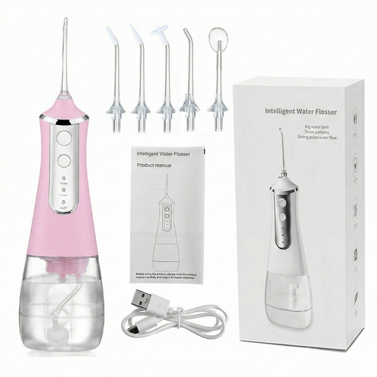 Rechargeable Water Flosser and Oral Irrigator Kit