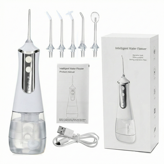Rechargeable Water Flosser and Oral Irrigator Kit