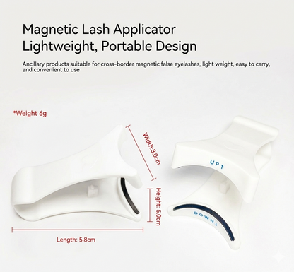 Reusable Magnetic False Eyelashes Kit with Applicator