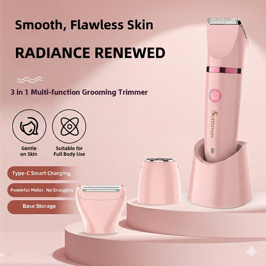 SilkTouch 3-in-1 Waterproof Electric Grooming Kit