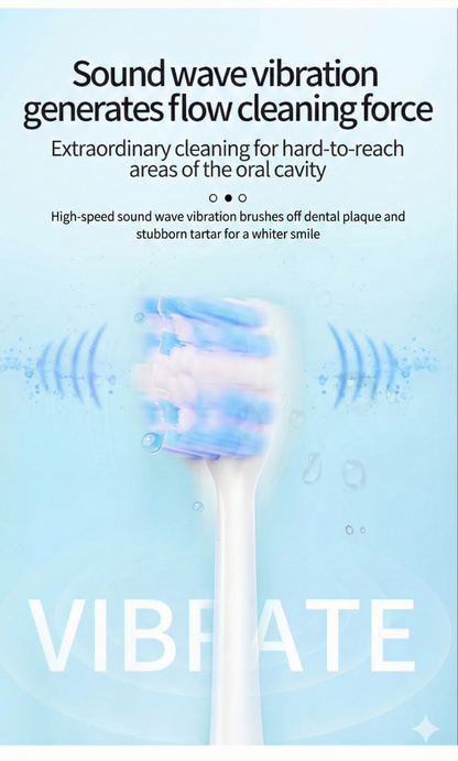 Sonic Electric Toothbrush with 180 Day Battery Life