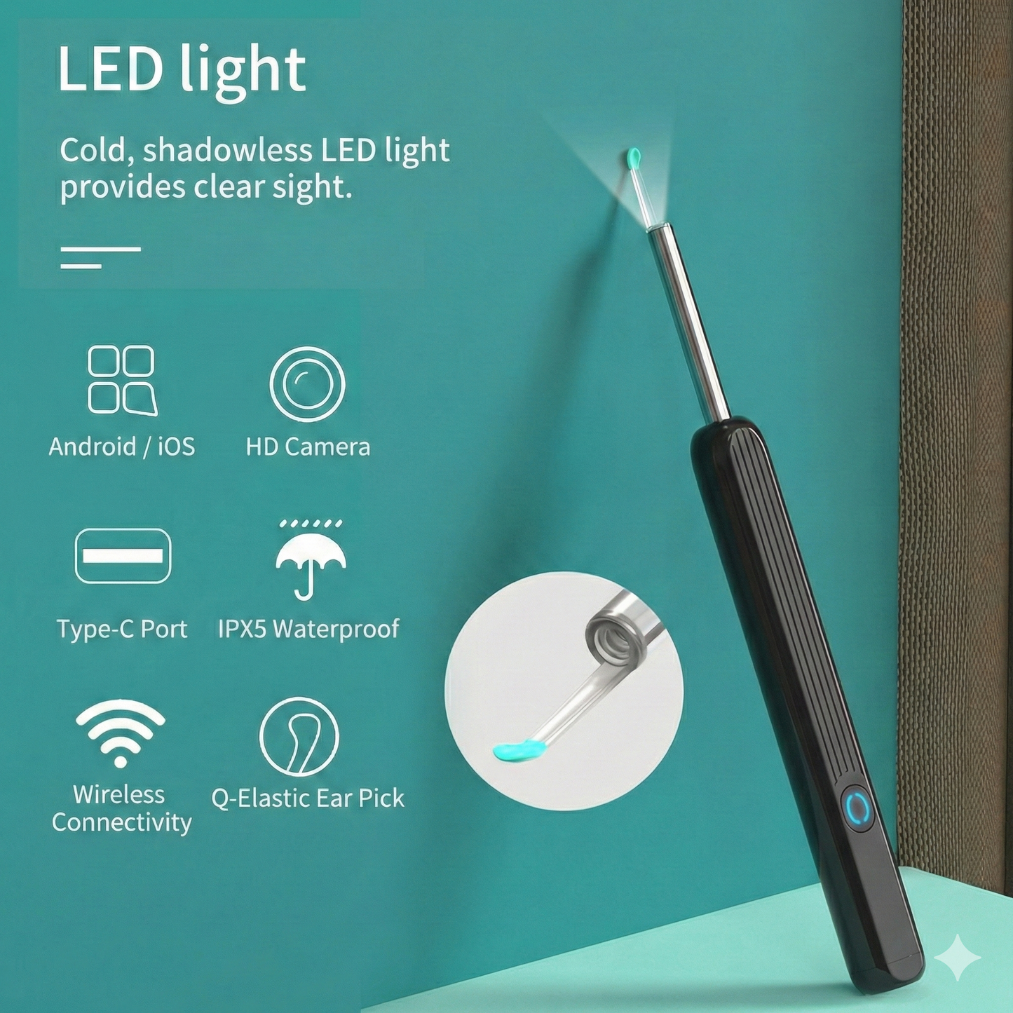 Smart Visual Ear Cleaner with HD Camera & App View