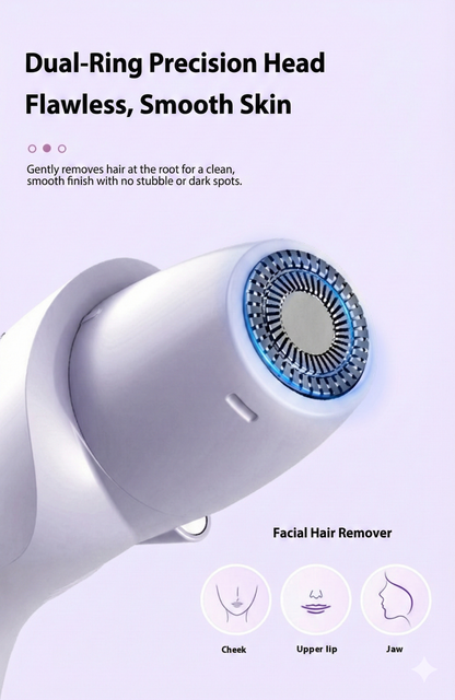 Smart LED Electric Shaver & Body Grooming Kit with Docking Stand