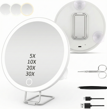 LED High Magnification Makeup Mirror
