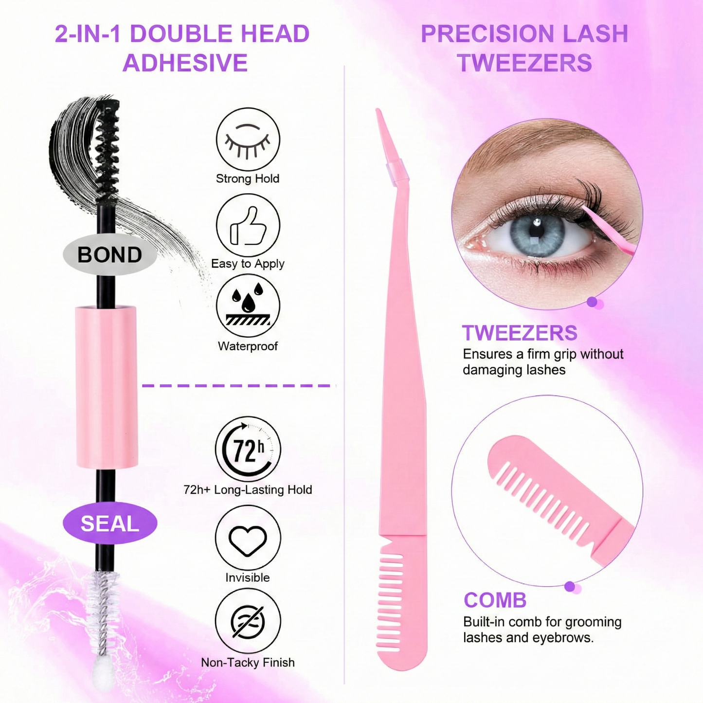 640-Piece Mega Lash Book: 32-Row DIY Extension Kit