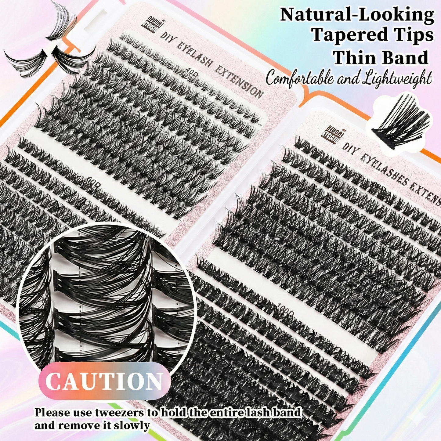 640-Piece Mega Lash Book: 32-Row DIY Extension Kit