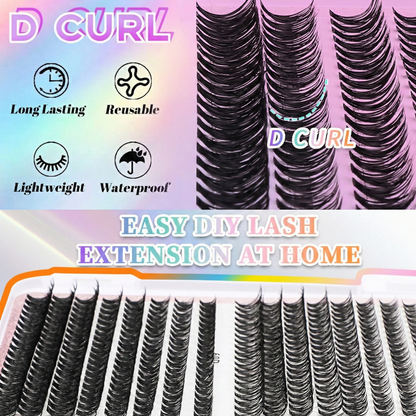 640-Piece Mega Lash Book: 32-Row DIY Extension Kit