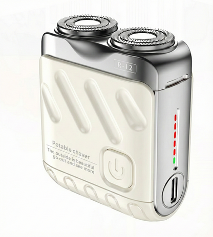 Portable Mini Electric Shaver with Magnetic Head
