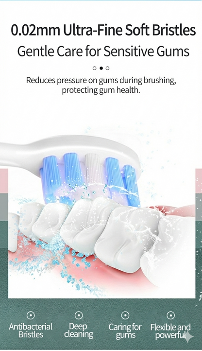 Sonic Electric Toothbrush with 180 Day Battery Life