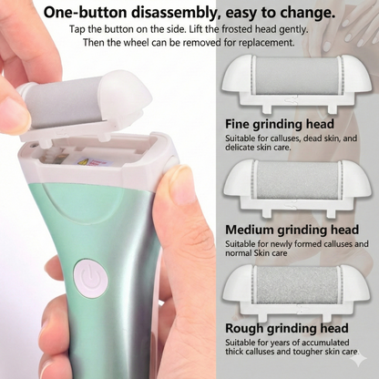 Rechargeable Electric Foot Callus Remover with Smart LED Display